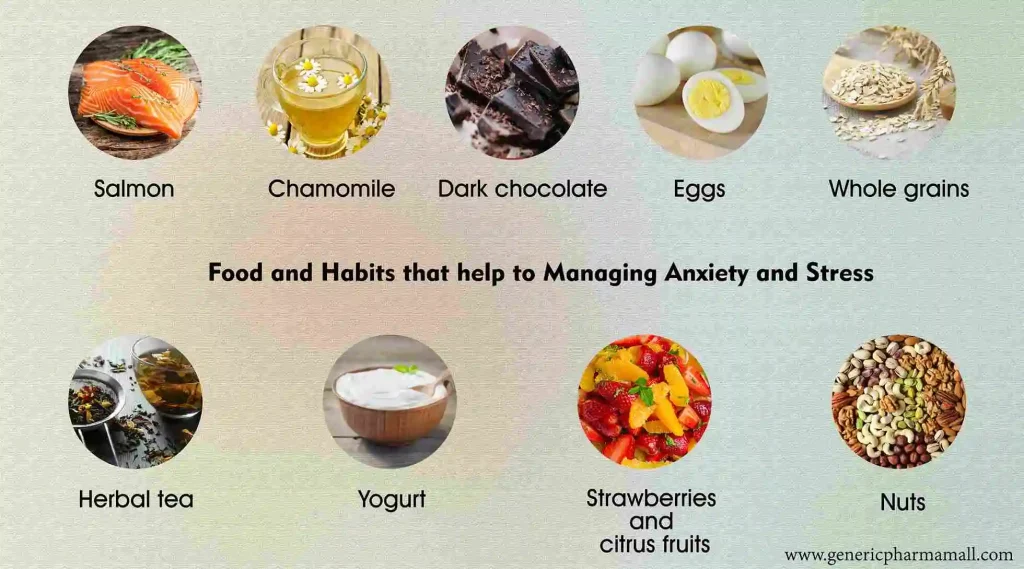 Food and Habits that help to Managing Anxiety and Stress